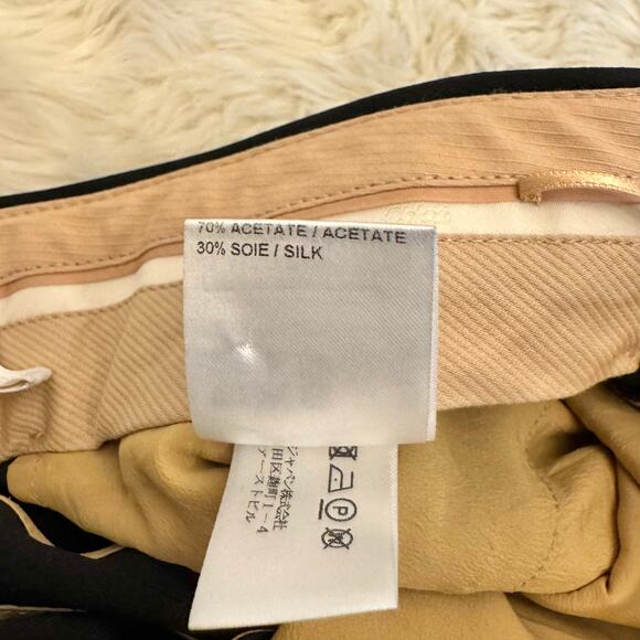 Chloe Black Straight Leg Ankle Silk Pants 36 (Size 4) - Picture 7 of 12